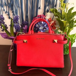 Michael Kors Genuine Red Leather Handbag